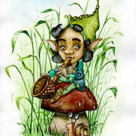 Fairy tale character illustration