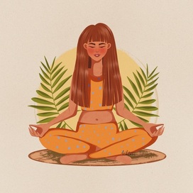 Yoga illustration