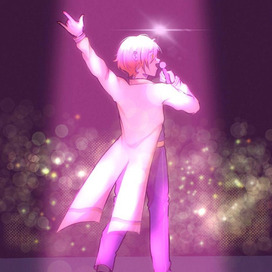 On stage