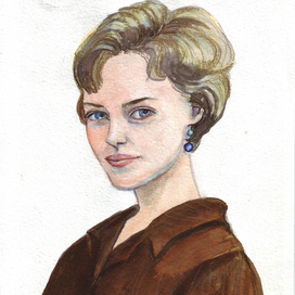 Watercolor portrait