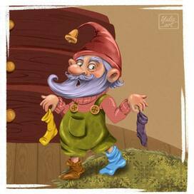 gnome lost his socks