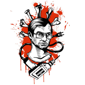 Tattoo sketch Jeffrey Dahmer