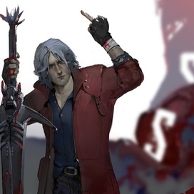 Фан арт по игре Devil may cry