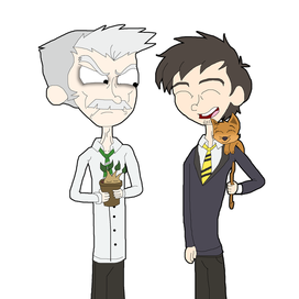 Dmitry and Stanislav - Hogwarts AU!