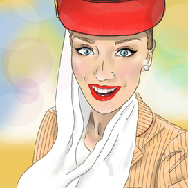 Stewardess Emirates