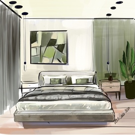 bedroom visualization