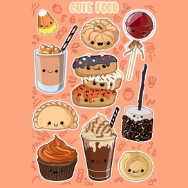 Stickers CuteFood