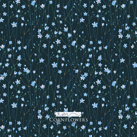 Wild flowers pattern