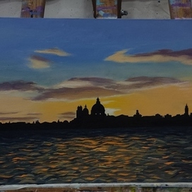 Oil painting "Venice"