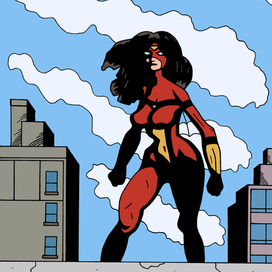 Spider-Woman. Fan Art.