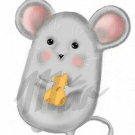 Mouse with cheese