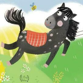 horse , illustration  for kids