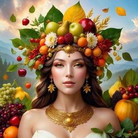 AI.Demeter, goddess of the harvest, goddess of the harvest season.