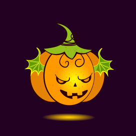 Halloween, holiday lantern Jack-pumpkin head