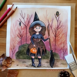 Illustration from the series "Witches"