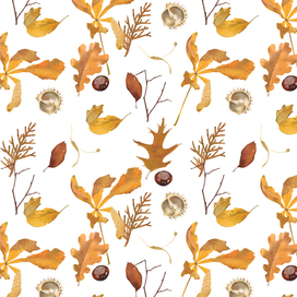 "Autumn Leaves" pattern