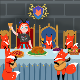 Illustration of the feast