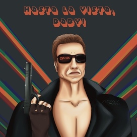 Illustration to the film 'Terminator'