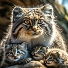 Pallas cat family