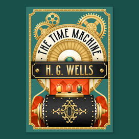 Cover book of "The Time Machine" H. G. Wells