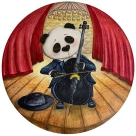 From the series of illustrations "Panda and his calling"