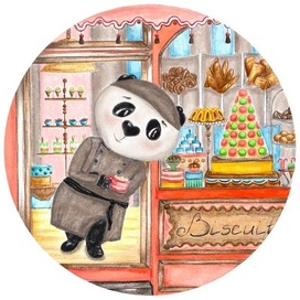 From the series of illustrations "Panda and his calling"