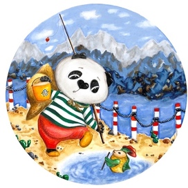 From the series of illustrations "Panda and his calling"