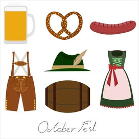 Sticker pack on the theme "Oktoberfest"