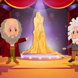 Charles Darwin and Albert Einstein are looking forward to seeing the statue of Venus de Milo