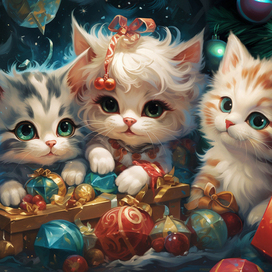 New Year's kittens