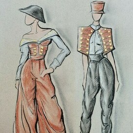 Коллекция вдохновленная русской военной формой 18 века