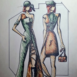 Эскизы Military style