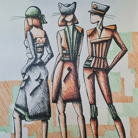 Эскизы Military style