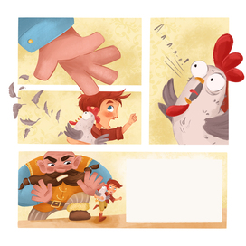 Page illustration for kids book about Jack