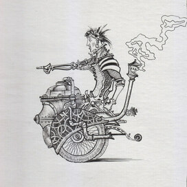 Steampunk racer