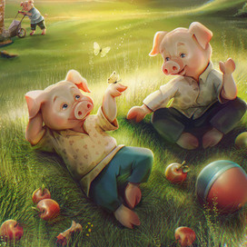 Three little pigs