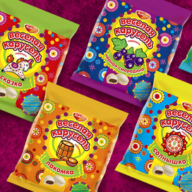 Packaging design for candy 