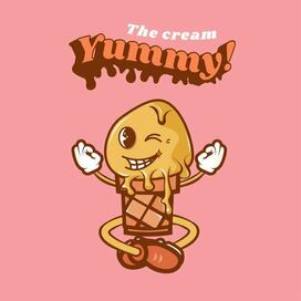 Mascot logo for ice cream 