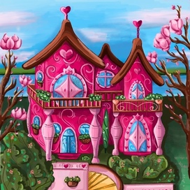 Barbie's house