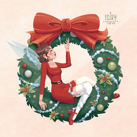 Christmas fairy for challenge DTIYS