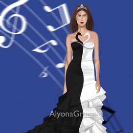 Моя fashion иллюстрация: модель «Лебединое озеро»