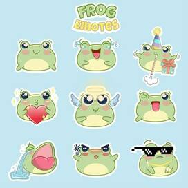 Frog emotes 