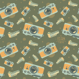 Seamless retro pattern