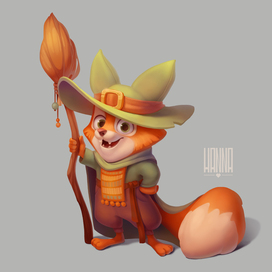 Fox Wizard character 