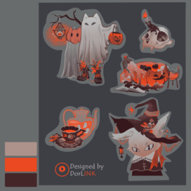 halloween stickers