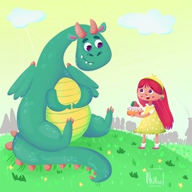 The dragon and the girl