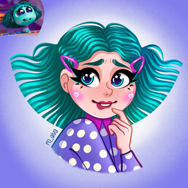 Humanization of emotions from "Inside Out 2" - Envy