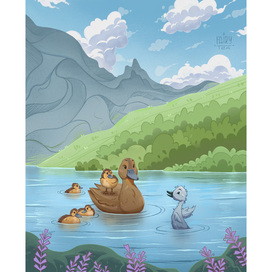 Illustration for the Ugly Duckling