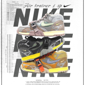 дизайн для кроссовок nike air trainer 1sp