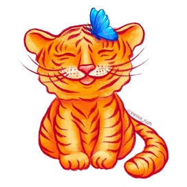 Tiger sticker 